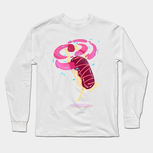 Eclair Long Sleeve T-Shirt by drawnbyhanna